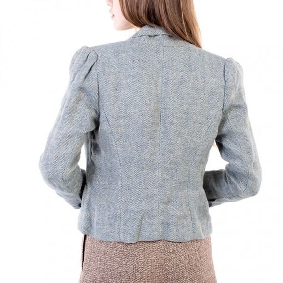 Isabel Marant Blue Suit Jacket | Womens size uk 3 USA 6 - Picture 3 of 10